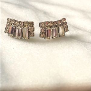 Gorgeous Vintage Baguette Earrings